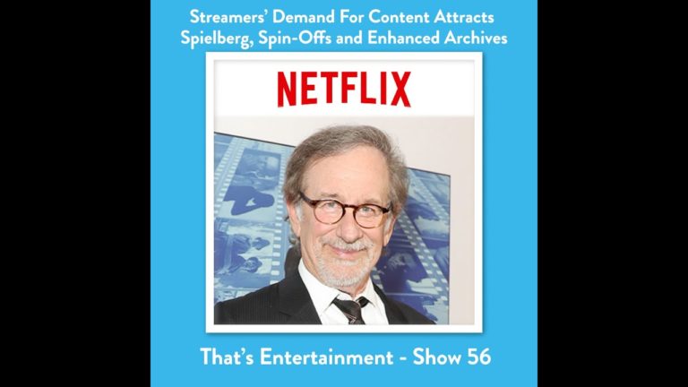 Streamers Demand For Content Attracts Spielberg