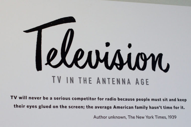 Television TV In the Antenna Age