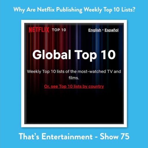 Netflix Publishing Weekly Top 10 Lists
