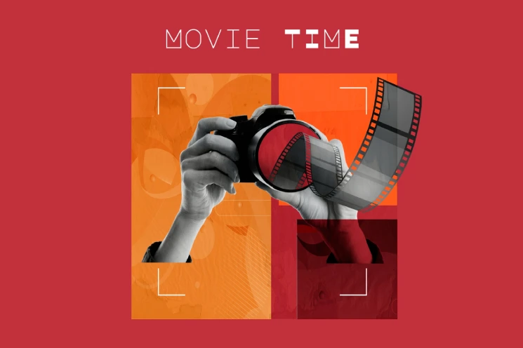 A movie poster with a creative film trailer illustrating the importance of creative film trailers in film marketing